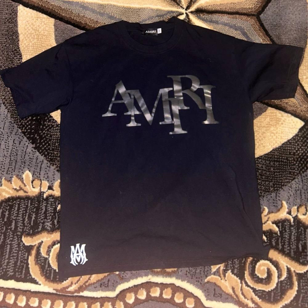 AMIRI Black Graphic T-Shirt